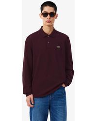 Lacoste - Original L.12.12 Long Sleeve Cotton Polo Shirt - Lyst