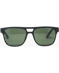Calvin Klein - Solid Lens Matte Sunglasses - Lyst