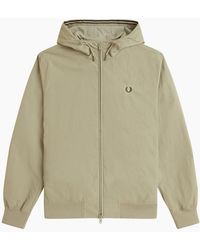 Fred Perry - Hooded Brentham Jacket - Lyst