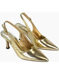 XY London - Ladies Valerie Metallic High Stiletto Heel Court Shoes - Lyst