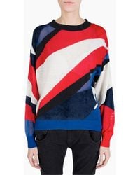 DIESEL - M Blanca 0Canz Sweater Long Sleeve Pullover Ribbed Cardigan Tops - Lyst