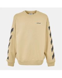 Off-White c/o Virgil Abloh - Crew Neck Long Sleeve Regular Fit Sweatshirt - Lyst