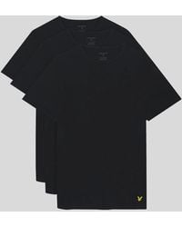 Lyle & Scott - 3-Pack Lounge T-Shirts - Lyst