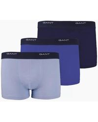 GANT - 3-Pack Core Logo Boxer Trunks - Lyst