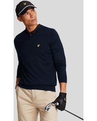 Lyle & Scott - Wool Blend V Neck Jumper - Lyst