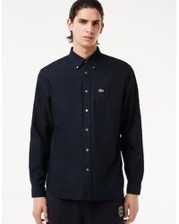Lacoste - Regular Fit Cotton Oxford Shirt - Lyst