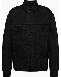 BOSS - Collared Neck Trucker Regular Fit Jacket - Lyst