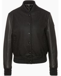 Belstaff - Willow Leather Bomber Jacket - Lyst
