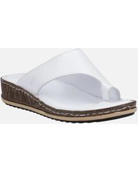 Hush Puppies - Elissa Toepost Suede Sandals - Lyst