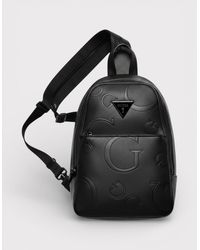 Guess - Mini Logo Backpack Jet - Lyst