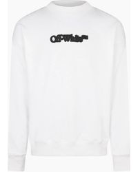 Off-White c/o Virgil Abloh - Off Spray Arrow Crew - Lyst