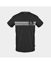 Aquascutum - Lettering Graphic Crew Neck Short Sleeve Jersey T-Shirt - Lyst