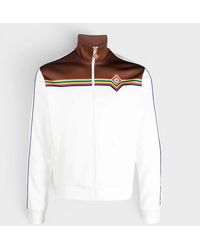 CASABLANCA - Printed Tricot Track Top - Lyst