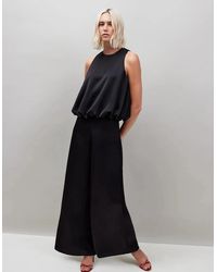 Ro&zo - Satin Trousers - Lyst