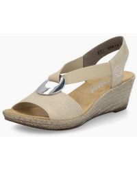 Rieker - Wedge Sandal - Lyst