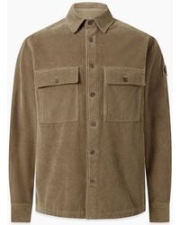 Belstaff - Ravine Cotton Corduroy Shirt Dusty Taupe - Lyst
