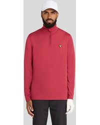 Lyle & Scott - Performance 1/4 Zip Midlayer - Lyst