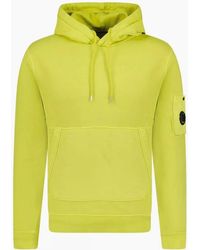 C.P. Company - Diagonal Raised Fleece Lens Hooded Sweatshirt - Lyst