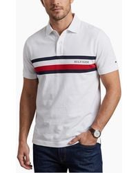 Tommy Hilfiger - Polo Shirts Flag Logo Short Sleeve Cotton Casual New Tee - Lyst