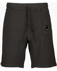 C.P. Company - Malfile Fleece Lens Bermudas - Lyst