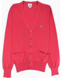 Vivienne Westwood - Orb Logo Knitted Cardigan - Lyst