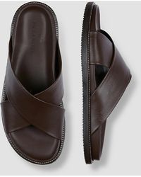 Paul & Shark - Leather Sandals - Lyst