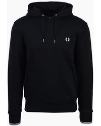 Fred Perry - Tipped Hooded Sweatshirt - Lyst