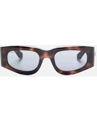 Gucci - Iconic Interlocking Gg Sunglasses Tortoise - Lyst