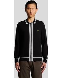 Lyle & Scott - Tipped Full Zip Knitted Jumper - Lyst