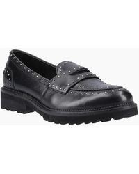 Hush Puppies - Genie Leather Standard Loafers - Lyst