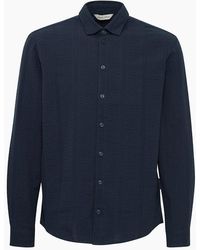 Casual Friday - Thom Seersucker Ls Shirt - Lyst