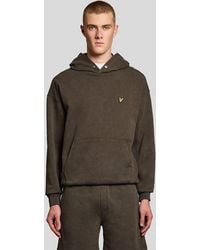 Lyle & Scott - Heavy Wash Cotton Hoodie - Lyst