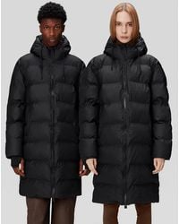 Rains - Alta Long Puffer Jacket - Lyst