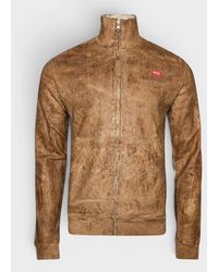 DIESEL - S-Nyce Logo Patch Bomber Jacket - Lyst
