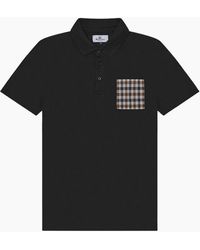 Aquascutum - Active Beach Sailor Check Polo Shirt - Lyst