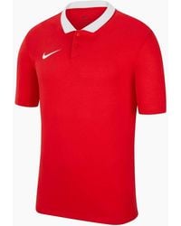 Nike - Printed Logo Collared Neck Short Sleeve Shirt - Lyst
