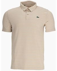 Lacoste - Crocodile Logo Collared Polo Shirt - Lyst