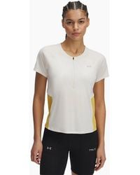 Under Armour - Trail Run Crew Neck Raglan Short Sleeve Athletic T-Shirt - Lyst