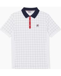 Fila - Polo Shirt Vintage Check Short Sleeve Summer Polo Cotton - Lyst