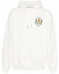 CASABLANCA - Casa Way Bowl Of Oranges Embroidered Hoodie - Lyst