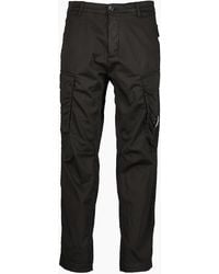 C.P. Company - Satin Stretch Lens Cargo Pants - Lyst