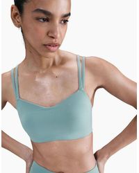 Nike - Alate Spaghetti Strap Cropped Bra - Lyst
