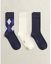 GANT - Argyle Socks 3-Pack - Lyst
