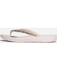 Fitflop - Iqushion Multi-Crystal Ergonomic Flip-Flops - Lyst