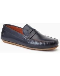 Base London - London Collins Leather Standard Loafers - Lyst