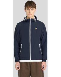 Lyle & Scott - Contrast Zip Water Resistant Jacket - Lyst