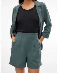 Vero Moda - Jesmilo Solid Bermuda Shorts - Lyst