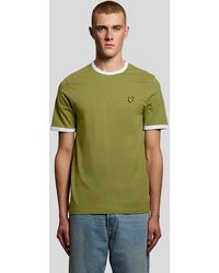 Lyle & Scott - Ringer Cotton Crew Neck T-Shirt - Lyst