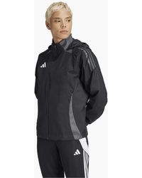adidas - Tiro24 Hooded Anorak With Three Bar Logo - Lyst