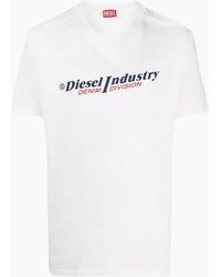 DIESEL - Industry Denim Division Logo T-Shirt - Lyst